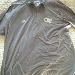 Georgia Tech Quarter Zip by Adidas Men's 2XL 2TG